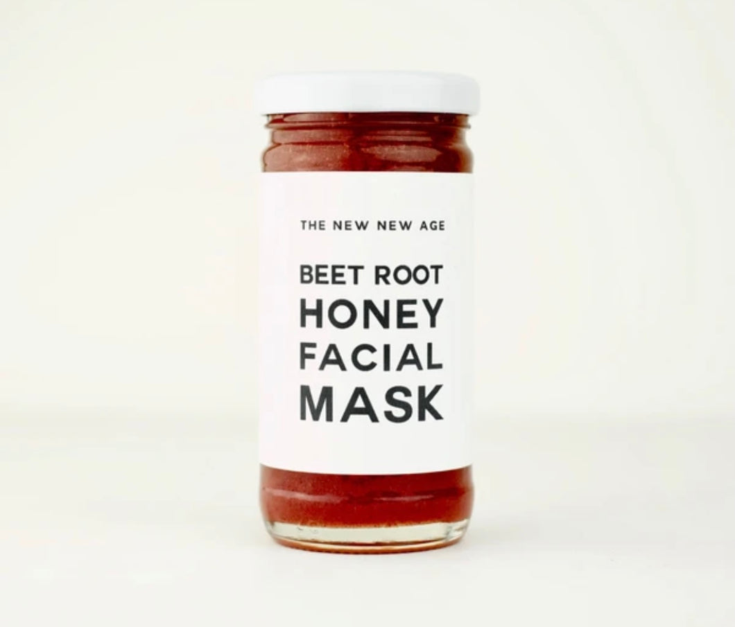 Beet root and honey facial mask